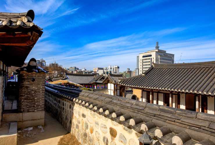 korean traditional house hanok village